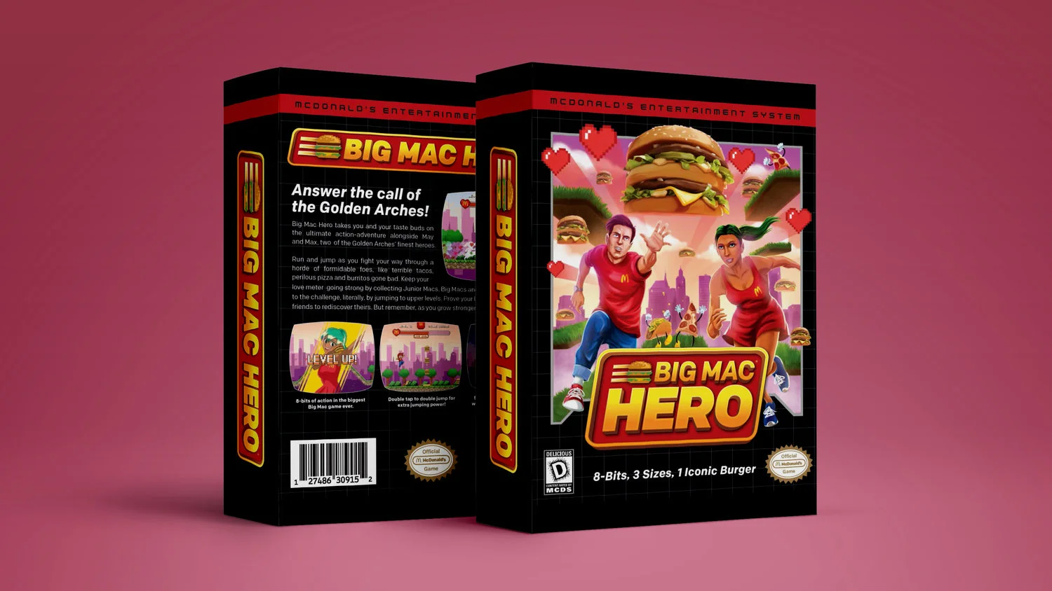 Big Mac Hero front and back