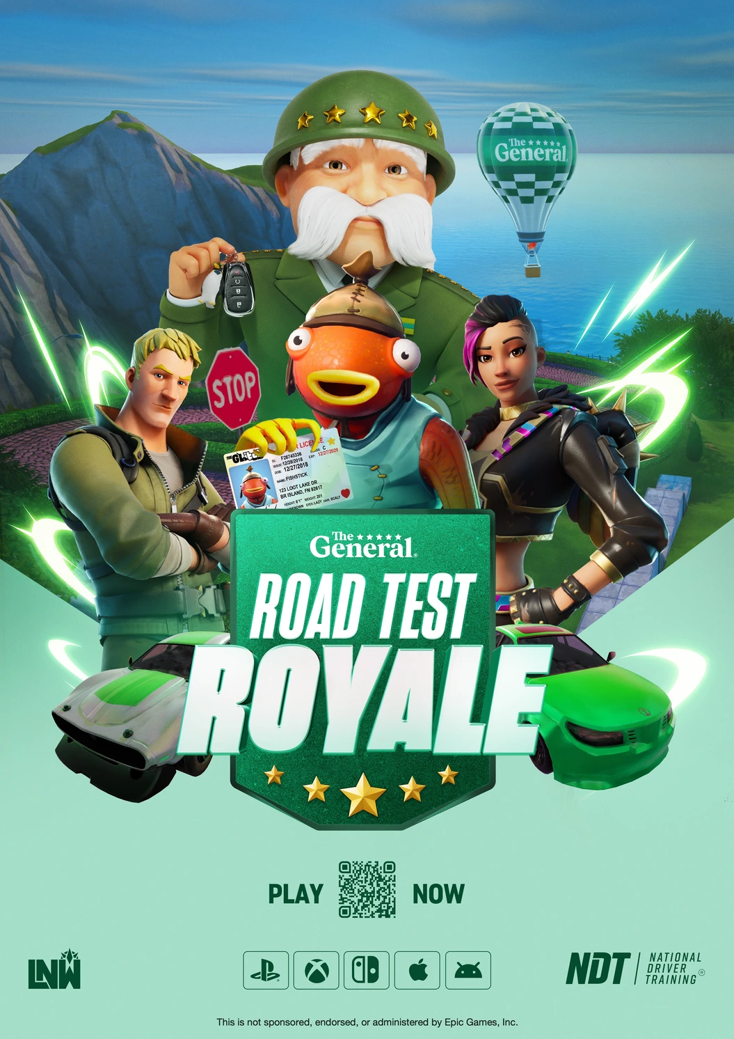 Road Test Royale campaign poster